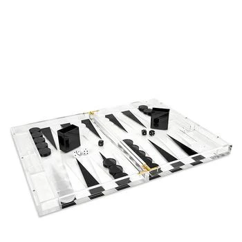 Tizo | Designs Lucite B & W Backgammon Set,商家Bloomingdale's,价格¥1950