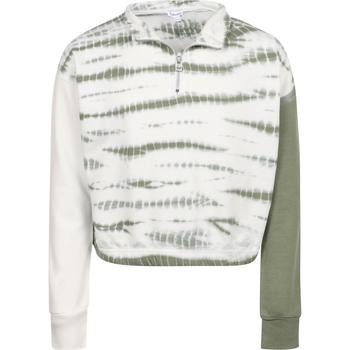 推荐Tie dye zip up sweatshirt in green and white商品