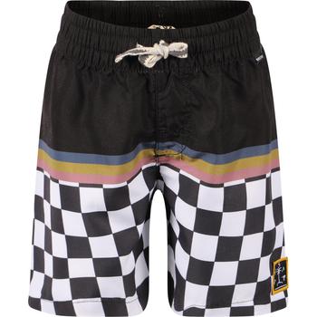 monster, Munster | Check detailing swimming shorts in black and white商品图片 4.4折起×额外7.5折, 额外七五折