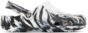product Black & White Classic Marbled Clogs image