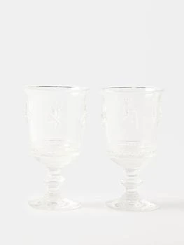 Gucci | Set of two bee wine glasses,商家MATCHES,价格¥3264