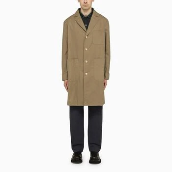 4SDESIGNS | 4SDESIGNS Khaki single-breasted trench coat,商家Baltini,价格¥3961