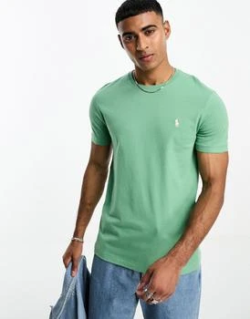推荐Polo Ralph Lauren icon logo t-shirt custom fit in mid green商品