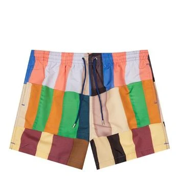 推荐Paul Smith Overlap Check Swim Shorts in Multi商品