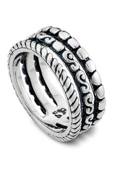 商品SAMUEL B. | Sterling Silver Three Row Ring,商家Nordstrom Rack,价格¥445图片