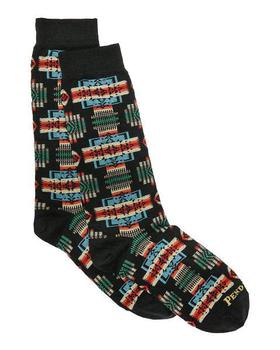 推荐Pendleton Chief Joseph Crew Socks - Black商品