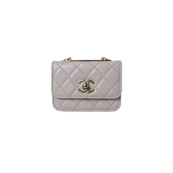 Chanel | Chanel Quilted Mini Trendy CC Wallet On Chain Light Purple商品图片,