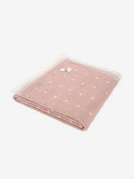 Paz Rodriguez | Baby Girls Cotton and Cashmere Blanket in Pink,商家Childsplay Clothing,价格¥515