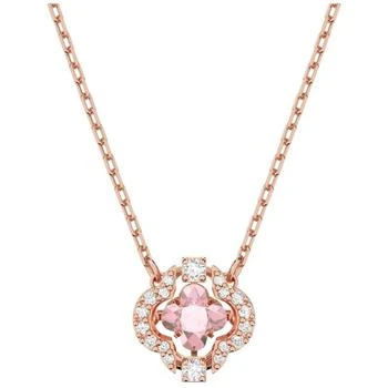 Swarovski | Swarovski Women's Necklace - Sparkling Dance Pink Stone Rose Gold Chain | 5514488 6.1折×额外9折x额外9折, 额外九折