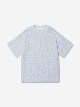 商品Fendi | Fendi  Green Boys Towelling Karligraphy T-Shirt,商家Childsplay Clothing,价格¥1771图片