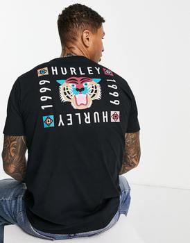推荐Hurley Bengal t-shirt in black商品