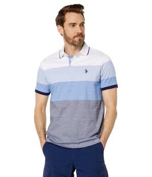 U.S. POLO ASSN. | Yarn-Dye Engineered Stripe Jersey Polo Shirt商品图片,4.7折