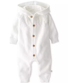 Carter's | Baby Organic Cotton Hooded Sweater-Knit Pointelle Jumpsuit,商家Macy's,价格¥183