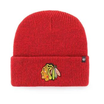 推荐Men's Red Chicago Blackhawks Brain Freeze Cuffed Knit Hat商品