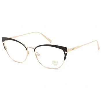 MCM | MCM Women's Eyeglasses - Clear Demo Lens Gold/Black Cat Eye Frame | MCM2113 733 2.1折×额外9折x额外9.5折, 独家减免邮费, 额外九折, 额外九五�折