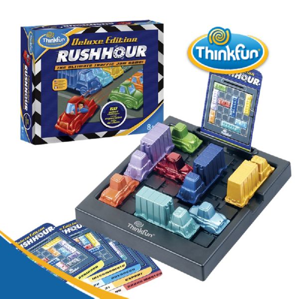 商品THINKFUN | 塞车时间豪华版儿童赛车桌游汽车华容道亲子互动玩具,商家Elegance Boutique,价格¥134图片