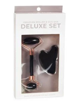Jill & Ally | 2-Piece Obsidian Roller & Gua Sha Deluxe Set,商家Saks OFF 5TH,价格¥187
