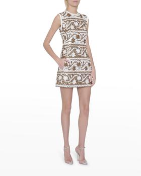 Giambattista Valli | Sequin Broderie Babel Mini Dress商品图片,