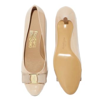 菲拉格慕鞋高跟鞋, Salvatore Ferragamo | SALVATORE FERRAGAMO 女士裸粉色蝴蝶结高跟鞋 01-B792-518639商品图片 独家减免邮费