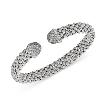 Macy's | Diamond Mesh Cuff Bracelet (1/2 ct. t.w.) in Sterling Silver or 14k Gold-Plated Sterling Silver,商家Macy's,价格¥6692