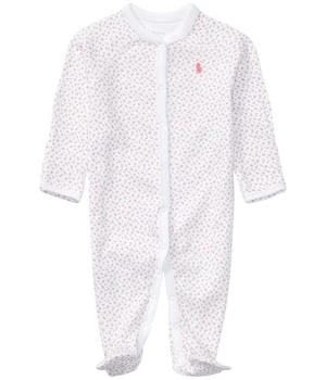 Ralph Lauren | Floral Cotton Coverall (Infant) 独家减免邮费