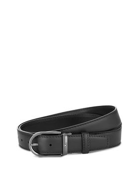万宝龙皮带精选, MontBlanc | Men's Horseshoe Leather Belt商品图片 