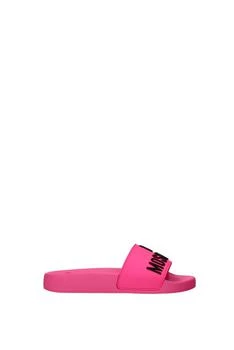 推荐Slippers and clogs Rubber Fuchsia Fluo Pink商品