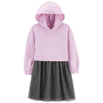 Carter's | Big Girls Hooded Fleece Tutu Dress,商家Macy's,价格¥110