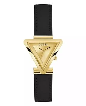 GUESS | Women's Analog Black Stainless Steel Watch 34mm,商家Macy's,价格¥646