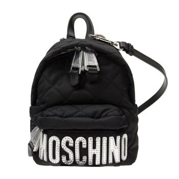 推荐Moschino 莫斯奇诺 女士包袋黑色尼龙双肩包 B7609-8201-4555商品