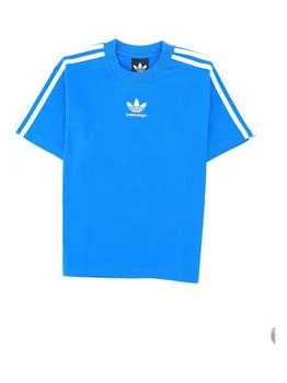 推荐Balenciaga Kids X Adidas Logo Printed Crewneck T-Shirt商品