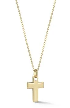 Ember Fine Jewelry | 14K Yellow Gold Cross Pendant Necklace,商家Nordstrom Rack,价格¥3298