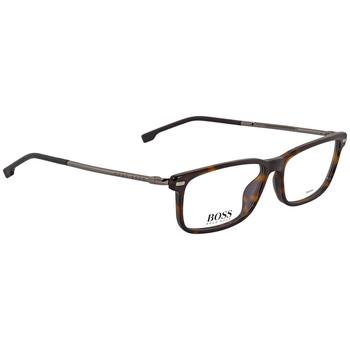 推荐Hugo Boss Demo Rectangular Mens Eyeglasses BOSS 0933 0086 55商品