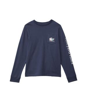 Vineyard Vines价格, Vineyard Vines | Elf Whale Pocket Tee (Toddler/Little Kids/Big Kids)商品图片 7.8折