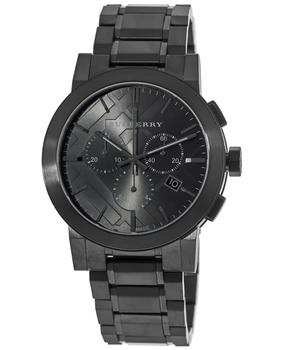 Burberry | Burberry Men's Swiss Chronograph Gray Ion Steel 42mm Men's Watch BU9354-PO商品图片,4.8折