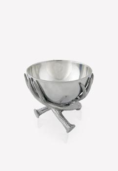 商品Arthur Court | Small Antler Aluminum Serving Bowl,商家Thahab,价格¥616图片