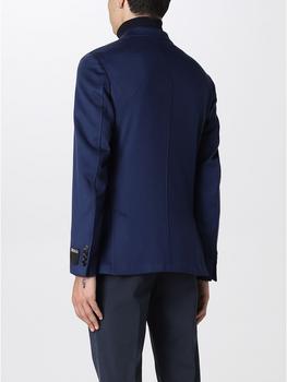 zegna 衬衫, Zegna | OASI CASHMERE SHIRT JECKET IN INK BLUE CASHMERE ERMENEGILDO ZEGNA UAC46SDF 101商品图片 