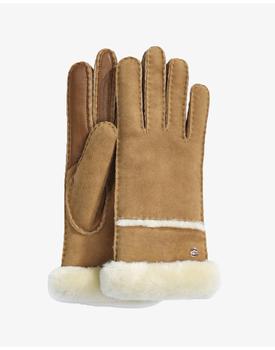 商品Sheepskin Seamed Tech Gloves图片