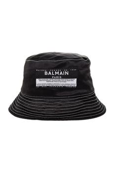 推荐Balmain Logo-Patch Bucket Hat商品