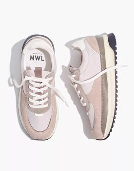 商品Madewell | Kickoff Trainer Sneakers in Leather and (Re)sourced Nylon,商家Madewell,价格¥295图片