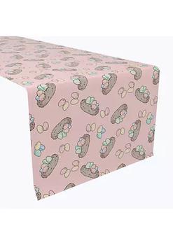 韩国美妆蛋, Fabric Textile Products, Inc. | Table Runner, 100% Polyester, 14x108", Pretty Pastel Egg Nests商品图片 