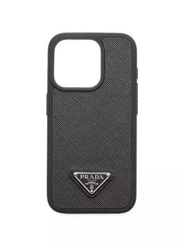 Prada | Saffiano Leather Cover For Iphone 15 Pro,商家Saks Fifth Avenue,价格¥2963