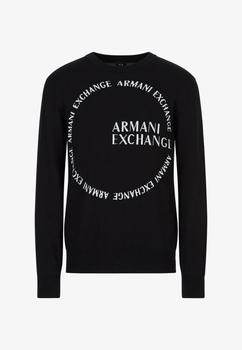 Armani Exchange | ARMANI EXCHANGE Sweaters Black商品图片,7.4折×额外9折, 额外九折