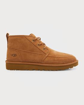 推荐Men's Neumel Moc Shearling-Lined Suede Chukka Boots商品