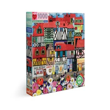Eeboo | Piece and Love Whimsical Village Square Adult Jigsaw Puzzle 1000 Piece Set,商家Macy's,价格¥164