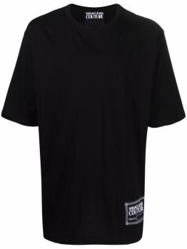 Versace | VERSACE JEANS 男士T恤黑色 72GAHT18-CJ00O-899商品图片,满$100享9.5折, 满折