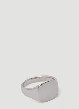 推荐Cushion Mini Signet Ring in Silver商品