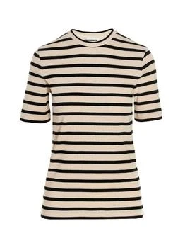 推荐Jil Sander+ Striped Crewneck T-Shirt商品