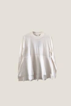 推荐White jumper with volant detail商品