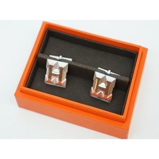 商品Hermes | HERMÈS 男士H袖扣 HE0944,商家Beyond Chinalux,价格¥8044图片